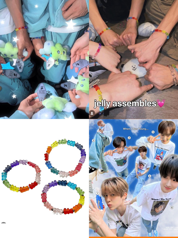 Nctwish Same Style Friendship Bracelet Korean Cute Colorful Bear Saturdaymood Genuine Bracelet Nctwish Same Style Friendship Bracelet Korean Cute Colorful Bear Saturdaymood Genuine Bracelet