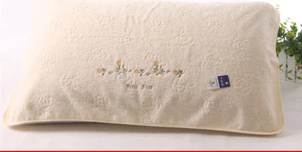 Vàng số bông gối chính hãng thanh lịch 4201H thêu đồng bằng xoắn ốc satin đề cập đến chương trình khuyến mãi dày và hào phóng - Khăn gối khăn gối