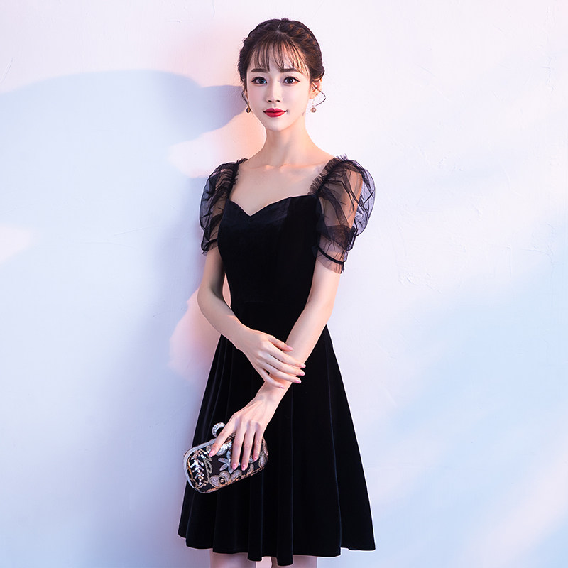 Robe de soirée manche bouffante - Ref 3210771 Image 1