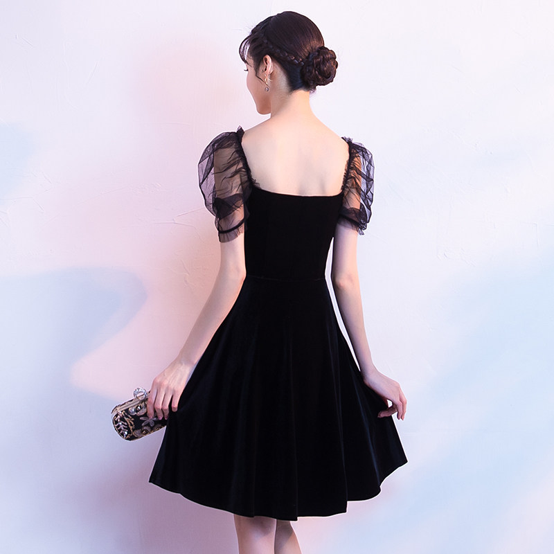 Robe de soirée manche bouffante - Ref 3210771 Image 5