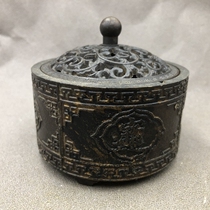 Incense Burner Smoked Incense Stove Handlebar Piece Small Number Home Craft Pendulum Buddha Home Stove Retro Bronze