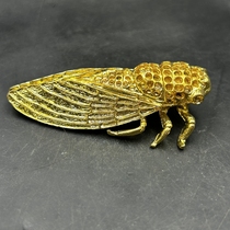 Special price gilt golden cicada ornaments cicada ornaments blockbuster ornaments home copper craft ornaments