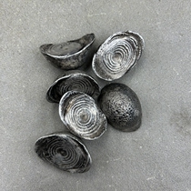 Ancient coins Qing Dynasty silver ingots ingots chicken coop silver ingots copper ingots one or two small handles ornaments single price