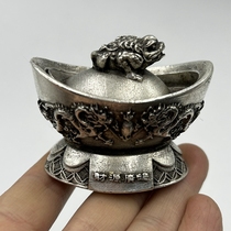 Small ingot ornaments jewelry storage boxes home craft copperware silver-plated jewelry handle pieces