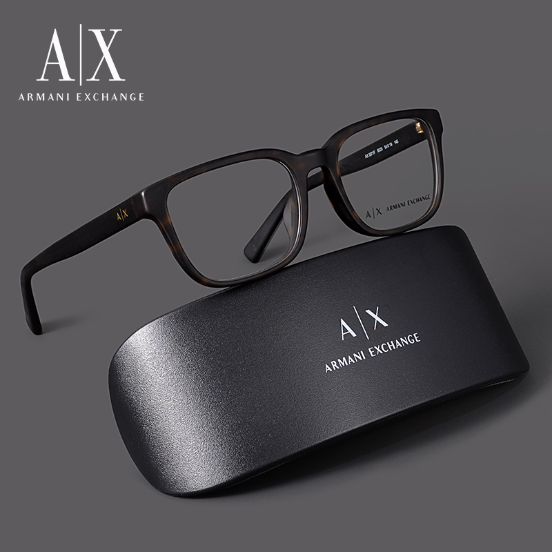 ARMANI Yamani AX3071F retro hawksbill Color Business Eye frames Men's face Myopia Spectacle Frame Fashion