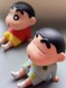 Crayon Shin-Chan Phone Stand Lazy Phone Holder Cute Desktop Ornament Figurine Model Trendy Toy Gift for Friends Fun Personalized Creative Phone Stand