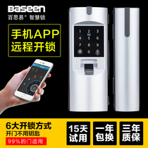 Best Easy Smart Lock Smart Door Lock Fingerprint Password Door Lock Electronic Glass Door Anti-theft Remote Control APP Unlock