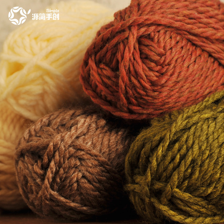 Source Jane Hand-created Pengpeng Ball Material Handmade DIY Acrylic Fiber Wool Imitation Animal Body Color Wool Felt Handmade Accessories