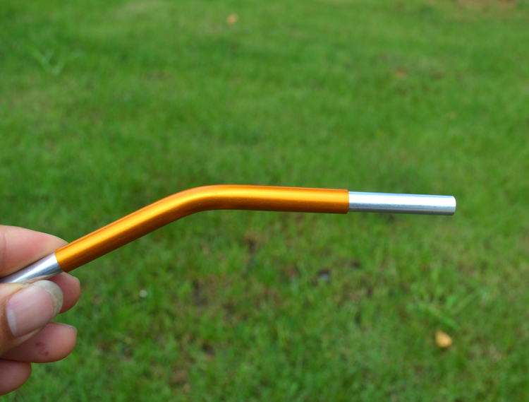 Phụ kiện lều bằng nhôm dày 8,5MM phụ kiện góc nhôm hợp kim góc khuỷu tay 5CM * 150 độ - Lều / mái hiên / phụ kiện lều lều bạt di động