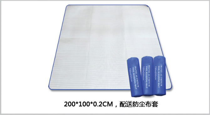 Độ ẩm ngoài trời Mat Picnic Mat Mở rộng Tăng cường Tấm nhôm hai mặt Tấm nhôm Tấm lót 2 * 1,5 mét / 2 * 2 mét / 3 * 3 mét - Thảm chống ẩm / Mat / Gối chiếu gấp văn phòng