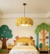 French-Style Vintage Bedroom Ceiling Light, American Retro Cream Style, Warm and Eye-Friendly, Suitable for Master Bedroom and Study, with a High-End Feel