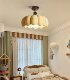 French-Style Vintage Bedroom Ceiling Light, American Retro Cream Style, Warm and Eye-Friendly, Suitable for Master Bedroom and Study, with a High-End Feel