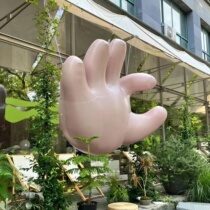Inflatable cartoon OK gesture three-dimensional decorative model customized outdoor Internet celebrity shop market camping site display props