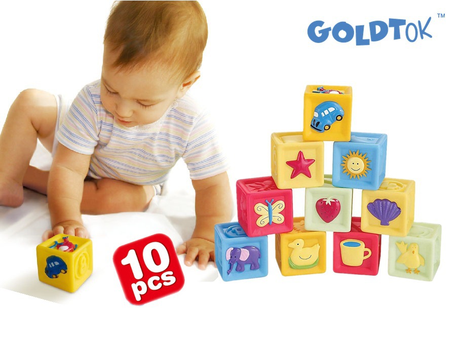 GOLDTOK Baby Digital Relief Buckle Can Bite Crack Children's Puzzle Toy Patent Daily