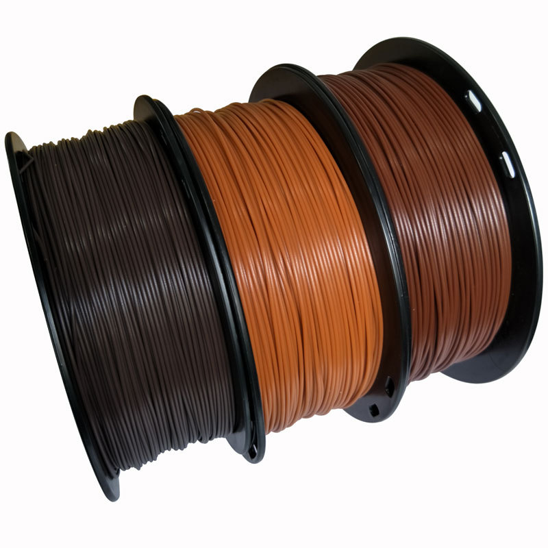 3D Printer Material Pla Filament Brown 1.75mm Coffee Chocolate Color 1kg Imported Raw Material Filament