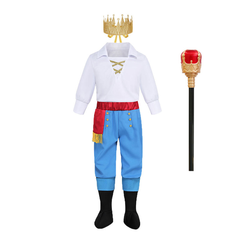 Halloween Children's Day Role-Playing Little Mermaid Princess Children's Eric Prince Costume Eric Cos