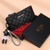 Маленькая сумка клатч, кожаная летняя сумка с петлей на руку, длинный кошелек, коллекция 2023