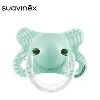 Spanish imported Suavinex suvini pacifier silicone latex thumb flat round