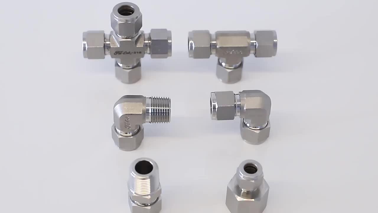 Ss316 Bulkhead Male Connector As Swagelok Type Fittings Buy Parker