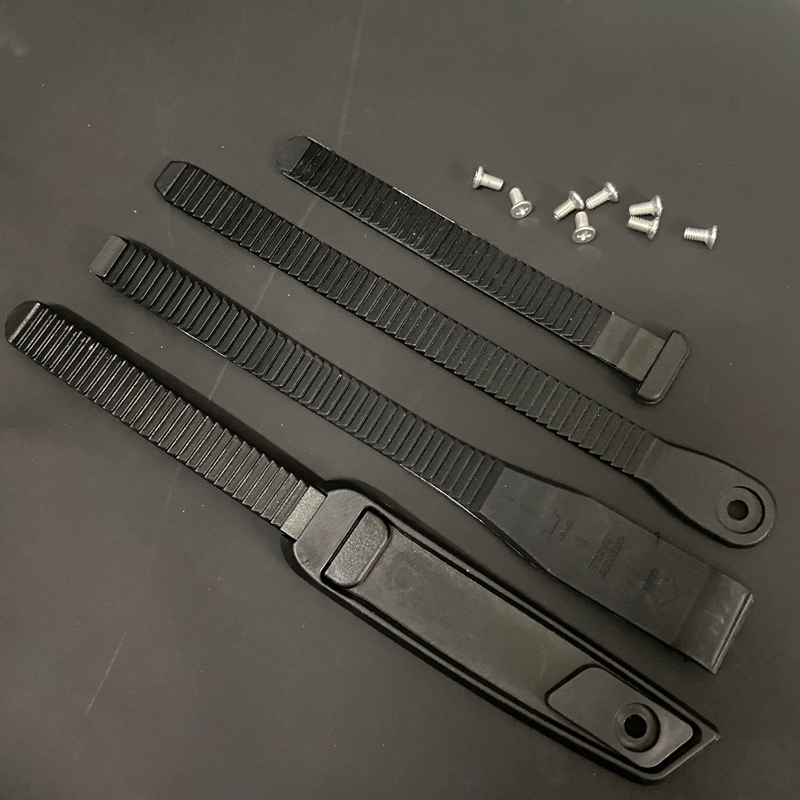 Various wheels slip T strip rack buckle strap fastening strip teeth with universal open fire energy with inverted hook T belt
