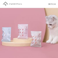 FURRYTAIL đuôi cuộc sống Không thịt đông khô mèo Đồ ăn nhẹ Thịt khô Mèo và thức ăn cho mèo dinh dưỡng 5 gói - Đồ ăn nhẹ cho mèo 	đồ ăn vặt cho mèo con