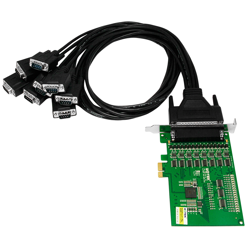 Yutai Hi-Tech UT-798 (UTEK) PCI-E turn 8 port RS485 422 serial port card computer serial port expansion card