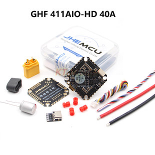JHEMCU GHF411AIO-HD 40A зубочистка проходить через Машина F411 2-6S AIO бесщеточный Полетный контроль прямо O3