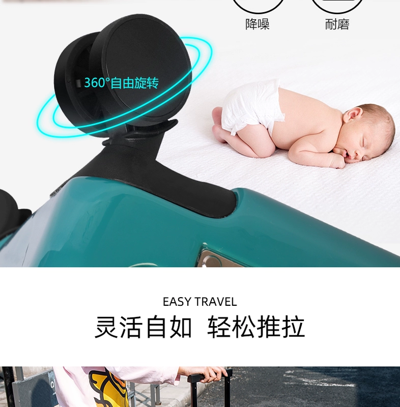 OTA Thú Cưng Hành Lý Xe Đẩy Hộp Bánh Xe Đa Năng Mèo Đi Ra Ngoài Và Mang Theo Thoáng Khí Không Gian Viên Hộp Du Lịch Cho Chó bán vali du lịch
