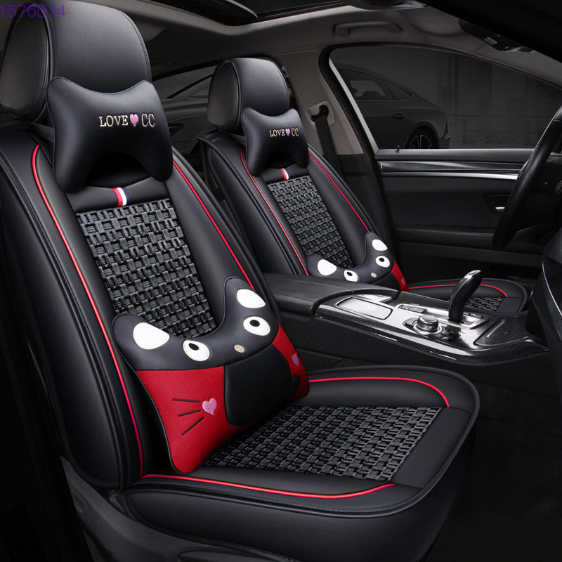 New Volkswagen Tuyue cushion Tiguan T-ROC exploration song four seasons car special fully enclosed car seat cushion cover