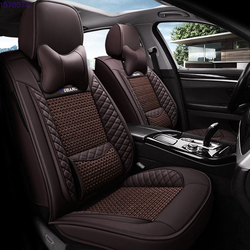 Ice silk summer all-inclusive car seat cover DS6 BYD F3 Pentium B50 four seasons universal car cushion summer seat cushion