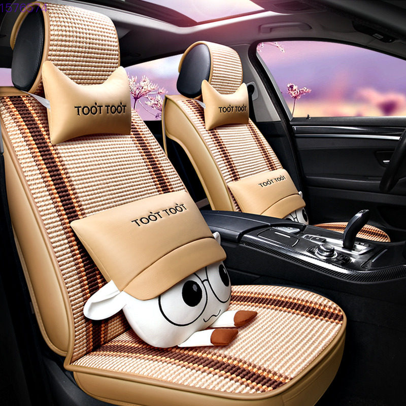 Summer ice silk car cushion old and new Volkswagen POLO POLO 2010 2011 2012 fully enclosed seat cushion