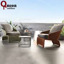 Открытый стул Rattan Chaire Nordic Bilot Modern Sofa Singlest Singreest Sun