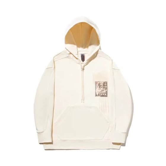 LI-NING/李宁成龙联名功夫系列男女同款宽松套头连帽卫衣AWDT669