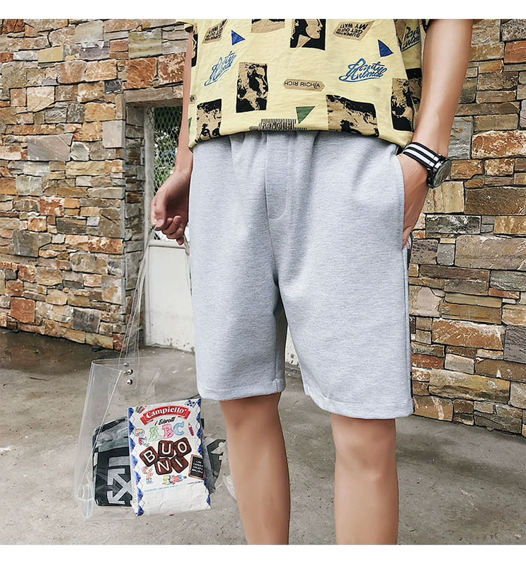 Thanh thiếu niên 12 mùa hè 5 phút quần short 13 chàng trai trẻ lớn 14 năm điểm quần thể thao giản dị 15 tuổi học sinh trung học cơ sở 16 - Quần Jogger quần lót nam