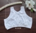 Trung và già áo vest ngắn đồ lót ông già mùa hè cotton áo bà già nút áo vest cotton cỡ lớn nữ 005