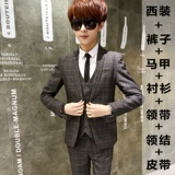 Комплект, костюм, платье для школьников, подходит для подростков, в корейском стиле, 3 предмета