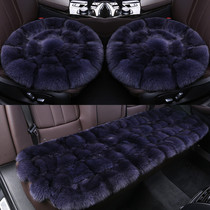 Winter fox fur car seat cushion without backrest winter fur integrated warm fur three-piece seat cushion female Net red cushion