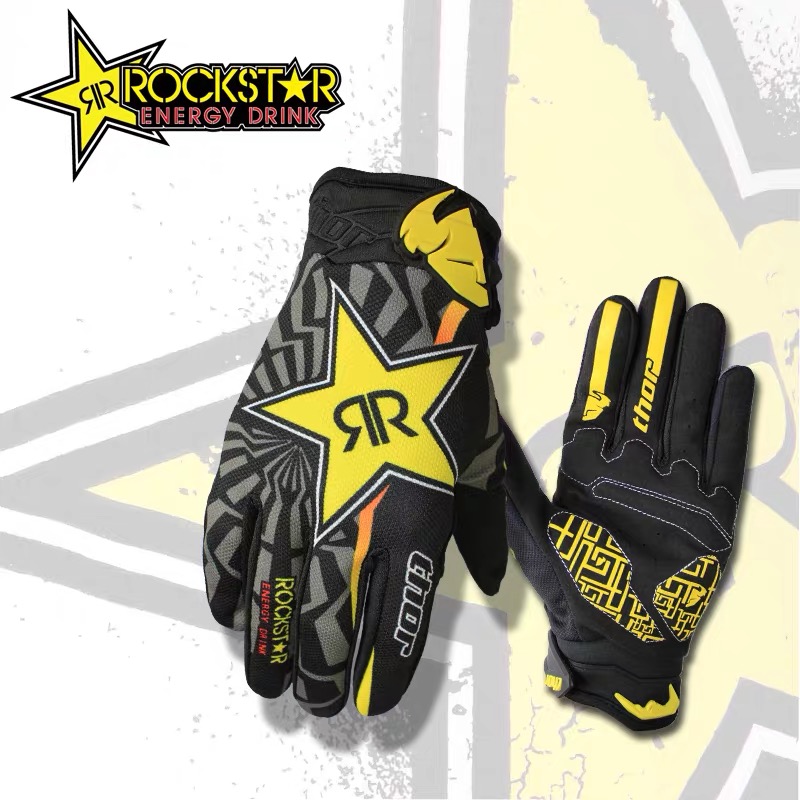 Thor Rock Star Cycling Motorcycle Cross Country Motorcycle Mountain Rail Rate Drop MTB Gloves