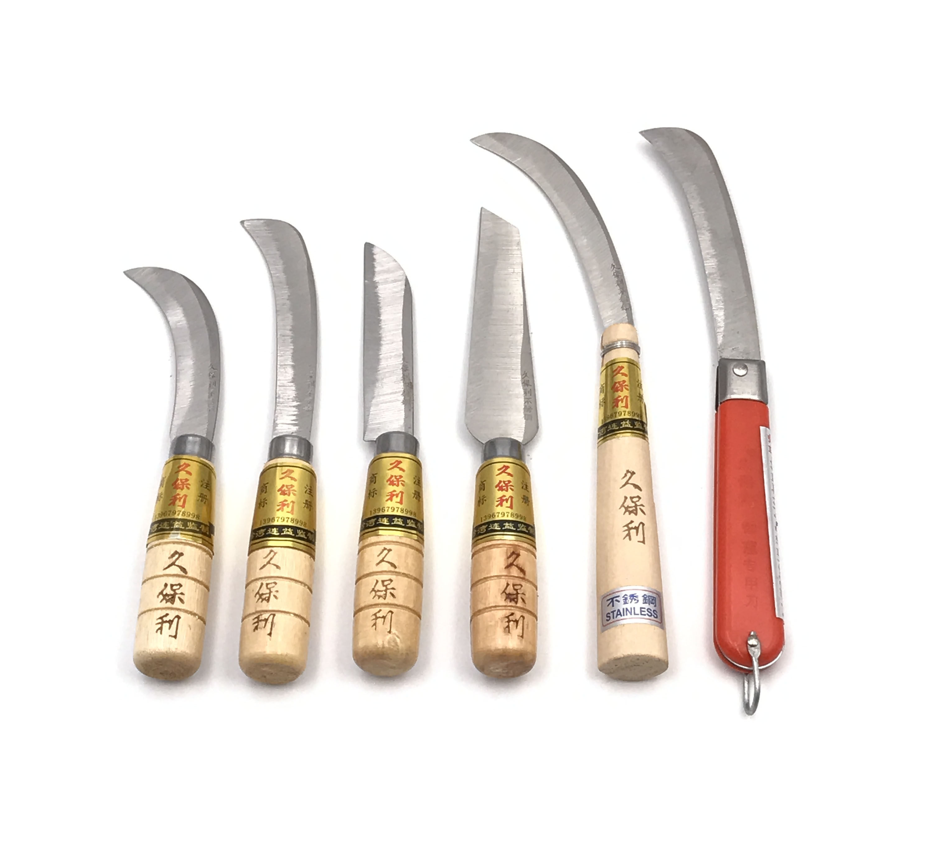 Kuboli knives small bending knife Pineapple Knife Banana Knife small white kitchen knife Peeling Water Fruit Knife Lettuce Lettuce Knife