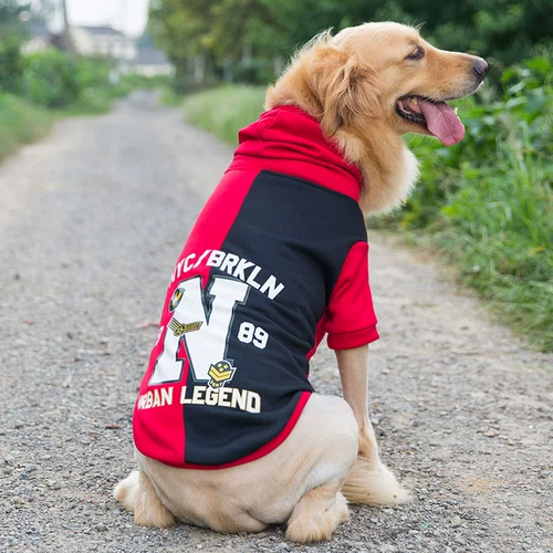 Tide Brand Big Dog Pet Одежда, собаки, золотисто -ретривер осенние костюмы, хаски саммеллабра, большая собака осень и зимняя одежда