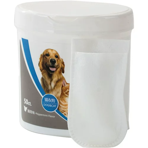 Салфетки для собачьих зубов, салфетки для пальцев, дезодоратор для рта, очиститель зубного камня для собак, удаляет зубной камень, свежее дыхание, волшебное устройство