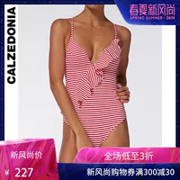 Áo tắm nữ sọc xù gợi cảm của CALZEDONIA Áo tắm một mảnh IM01515 7891 - Bộ đồ bơi One Piece áo bơi liền thân cho bé gái