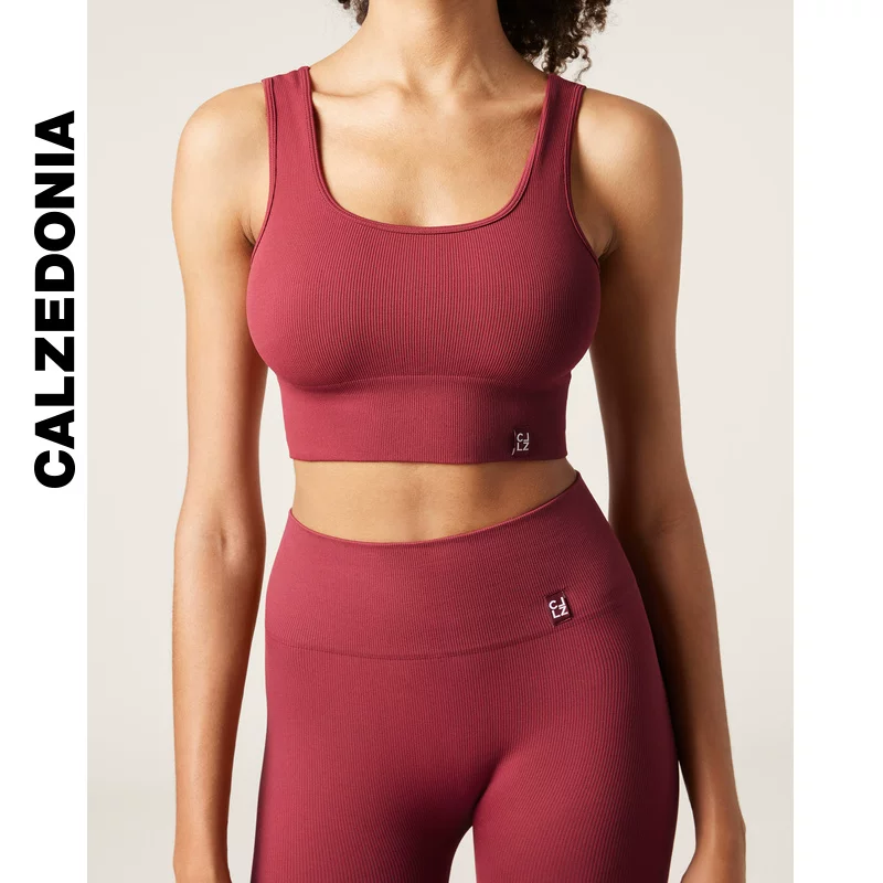 Женский спортивный топ CALZEDONIA стильный простой бесшовный BACK йога майка MODT0014