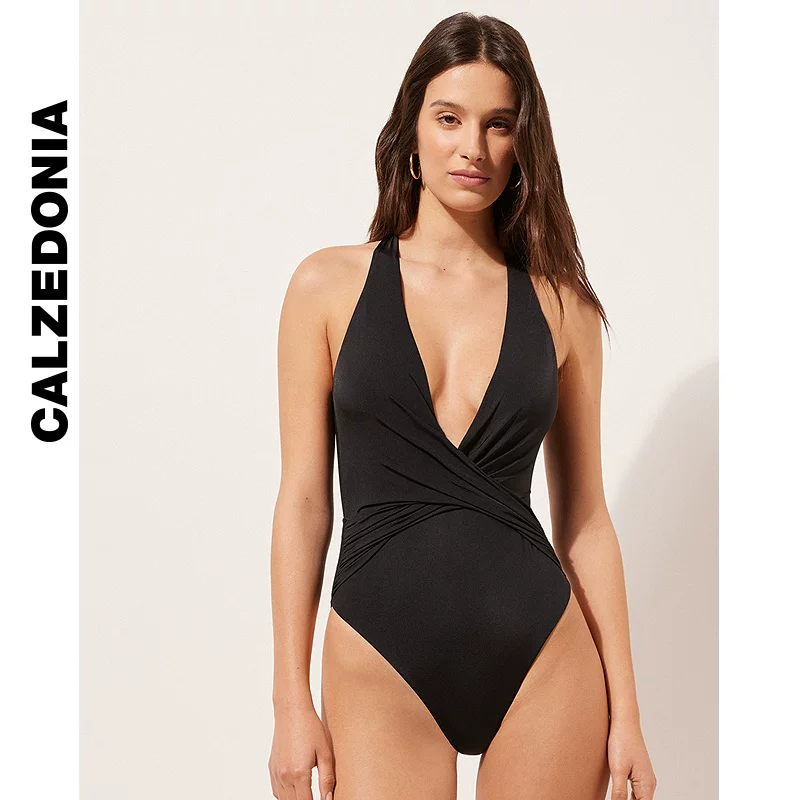 CALZEDONIA Kazedonia носки и купальник для женщин на пляже глубокий вырез микро высокий разрез цельный 0IS1792
