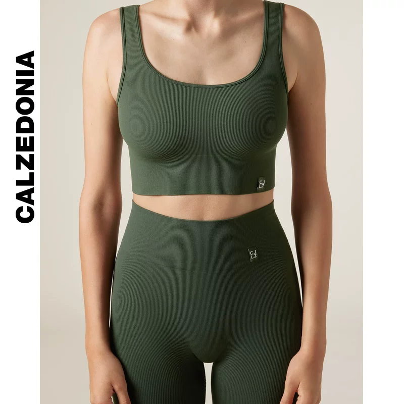 Женский спортивный топ CALZEDONIA стильный простой бесшовный BACK йога майка MODT0014