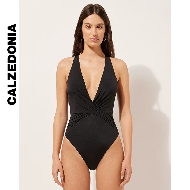 CALZEDONIA Kazedonia носки и купальник для женщин на пляже глубокий вырез микро высокий разрез цельный 0IS1792