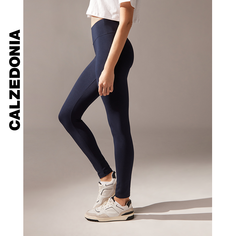 CALZEDONIA Носки Женские тянущиеся леггинсы CALZEDONIA Тонкие простые брюки MIP026 Осень и зима