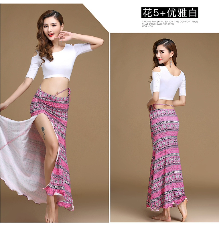 Brahma dance bụng múa trang phục nữ thực hành quần áo khiêu vũ phương Đông mới bắt đầu 2019 mới phù hợp với váy dài - Khiêu vũ / Thể dục nhịp điệu / Thể dục dụng cụ