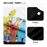 Белый хлопковый лонгслив для влюбленных, парная одежда, толстовка, оверсайз, в американском стиле