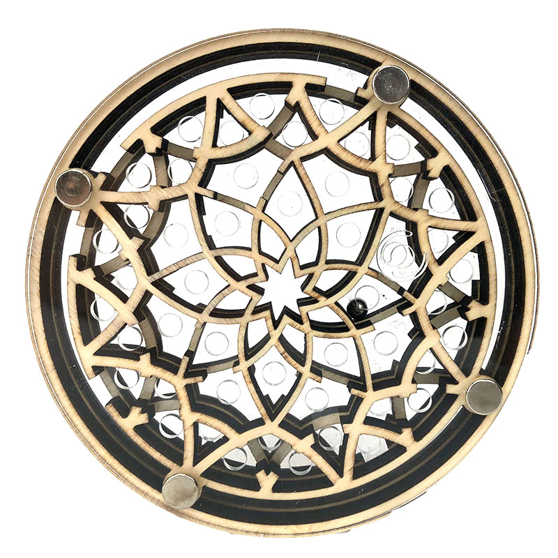 Wooded Floral Maze Puzzle Labyrinth of Grade Difficulty adulthood Declassified High IQ Burning Brain Puzzle Toy Gift